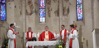 Biskup Martinović predvodio slavlje za poginule branitelje prigodom 33. obljetnice osnutka 123. požeške brigade