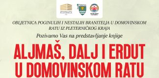 Večeras u pleterničkoj knjižnici promocija knjige ‘Aljmaš, Dalj i Erdut u Domovinskom ratu’ Frane Tokića