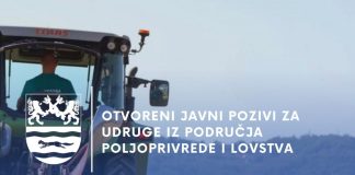Otvorena dva javna poziva za udruge iz područja poljoprivrede i lovstva
