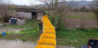 Preventivne mjere u Dervišagi: Postavljene barijere protiv poplava