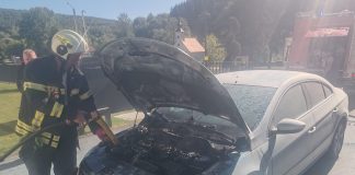 Požar na osobnom automobilu u Kutjevu. Šteta 3000 eura