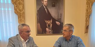 Gradonačelnik Miličević ugostio Davora Hušku, ravnatelja Braniteljskog centra