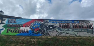 Požeški navijači Dinama izradili mural u čast 123. brigade