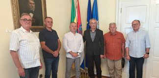 Gradonačelnik Miličević s ratnim zapovjedništvom slavne požeške 123. brigade