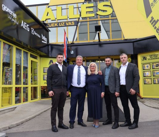 Alles d.o.o. obilježio 23 godine poslovanja uz modernizaciju prodajnog centra