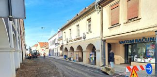 NASTAVAK RADOVA Intenzivirano uređenje križanja Sokolove i Ulice Matice hrvatske u Požegi