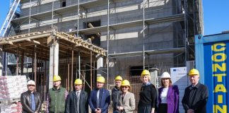 Ministrica Obuljen Koržinek obišla gradilište zgrade Državnog arhiva u Požegi