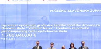 Požeško-slavonskoj županiji uručen ugovor za izgradnju sportske dvorane u Trenkovu