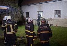 Gorjela unutrašnjost dvorca u Kuzmici