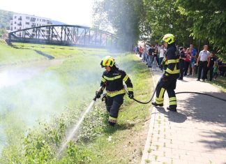 Incident na Norijadi: Zbog bačene baklje došlo je do požara u Zvečevačkom parku