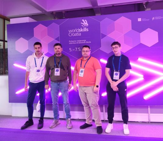 Veliki uspjeh učenika Tehničke škole na Državnom natjecanju strukovnih škola Worldskills Croatia