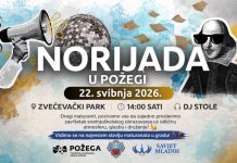 MATURANTI, VIDIMO SE! Norijada 2026. u Požegi održat će se u Zvečevačkom parku 22. svibnja