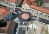 FOTO IZ ZRAKA Završeni radovi na zapadnom ulazu u središte Požege, slijedi uređenje okolnog prostora