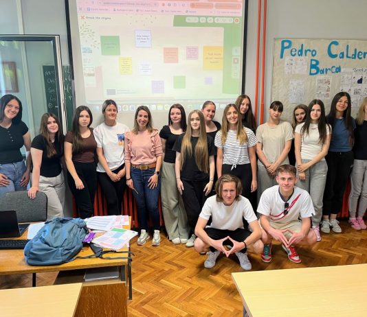 Španjolska profesorica u Ekonomskoj školi Požega održala radionice o mentalnom zdravlju i inkluziji
