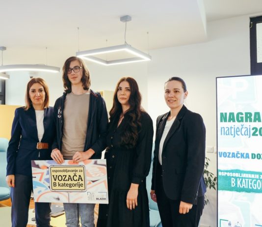 Najuspješniji srednjoškolac Šimun osvojio sufinanciranje vozačke dozvole B kategorije