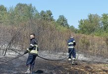 Četvrtak u znaku požara, gorjela suha trava i nisko raslinje