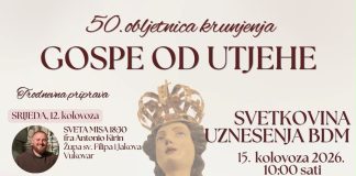 Župa Velika poziva na svečano obilježavanje 50. obljetnice krunjenja Gospe od Utjehe