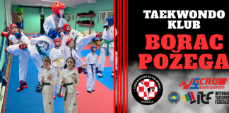 Taekwondo klub Borac Požega kreće s radom, upisi u tijeku!