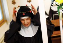 Na svetkovinu sv. Klare s. Marija Katarina položila svečane zavjete