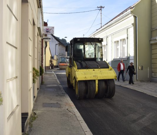U SREDIŠTU GRADA Završeno asfaltiranje Županijske ulice u Požegi