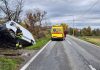Detalji prometne u Skenderovcima: Vozač (66) sletio s kolnika, udario u prometni znak te betonski rub