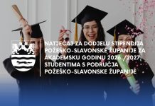 Do 400 eura mjesečno za studente: Požeško-slavonska županija objavila natječaj za dodjelu stipendija