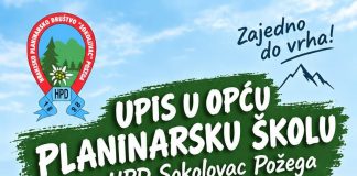 Zajedno do vrha: HPD Sokolovac Požega otvara vrata nove Opće planinarske škole